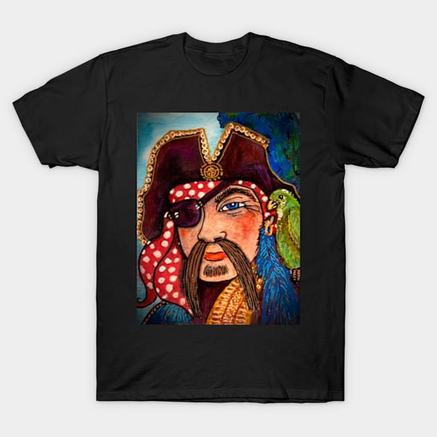 SCURVY the Handsome Pirate T-Shirt by ArtisticEnvironments